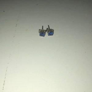 Sapphire blue earrings
